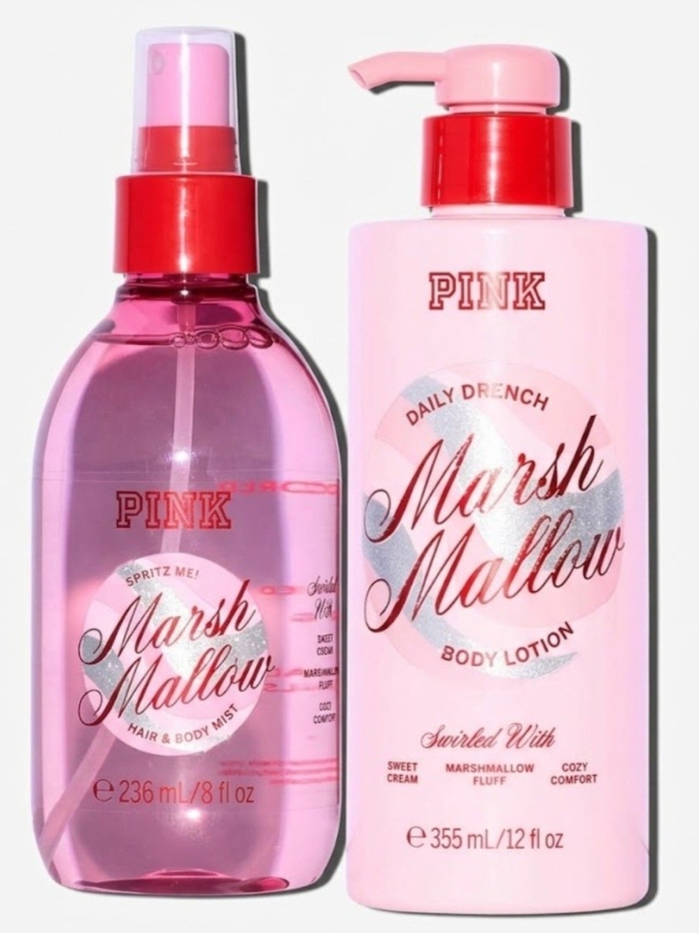 PINK Victoria's Secret Marsh Mallow Pink Lotion & Mist Duo